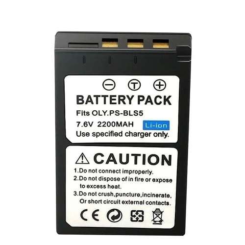 2x Battery for OLYMPUS PEN E-PL2 BLS-5 PS-BLS5 NEW - Picture 6 of 6