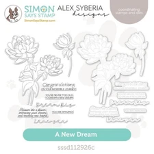 NEW - Stamptember 2023 - Alex Syberia - A New Dream Stamp and Die Set