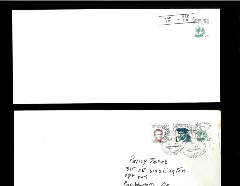 Micronesia (FDM) 34 Stamped Envelope Precancelled (5). Net 75.00 - Image 3 of 3