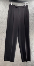 Vintage 90s DANA BUCHMAN Women's Size 6 Pleated Dress Pants Black Slacks