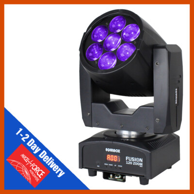 Equinox Fusion 120 Zoom MKII 7x12W Moving Head DJ Disco Bühne LED Lichteffekt