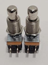 ELECTRIC GUITAR STOMP FOOR PEDAL SWITCH CARLING TOUCH PUSH BOTTON 250VA 2PCS
