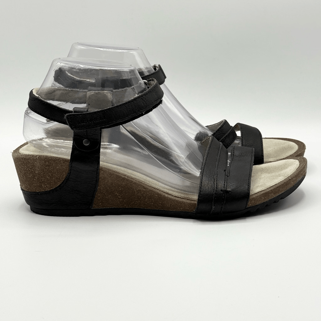 Merrell Sandalo Donna Viola Profondo Revalli Aura Strap Zeppa Donna US 11