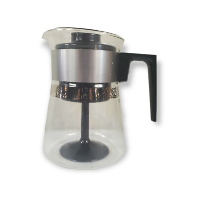 Vintage Retro PYREX 12-cup Glass Electric Range Coffee Pot Carafe