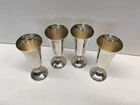Set of 4 Reed & Barton Sterling Silver X240 Cordial Cups 2-7/8” 89.6g
