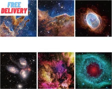 Fixed Star and Nebula - Discs for POCOCO Galaxy Projector, 5K Ultra HD, 6 Pieces