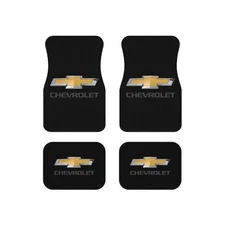 Custom Chevy Car Mats Set of 4 – Gift for Chevy Owner or Driver Universal Mats