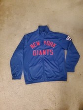 New York Giants NFL Football Zip-Up Warm-up Jacket Adult X-Large
