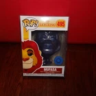 Disney Funko Pop #495 Lion King Mufasa Glitter PIAB Exclusive +Eco-Tek Protector