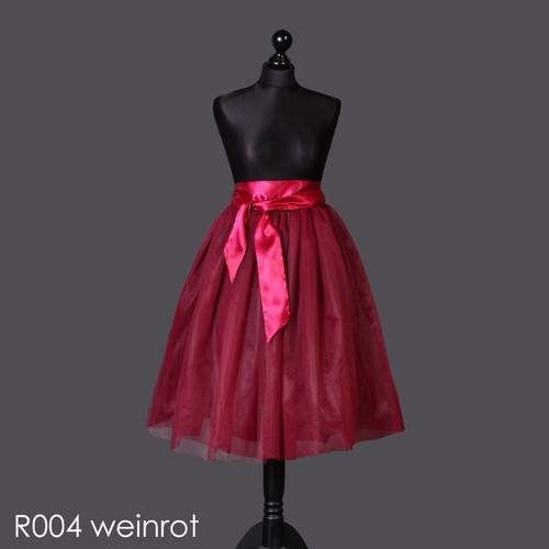5 Lagen 70cm Tütü Ballettrock Tüllrock Tanzrock Mittellang große Größe XXL DE - Bild 38 von 52