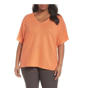 plus size deep v neck tops