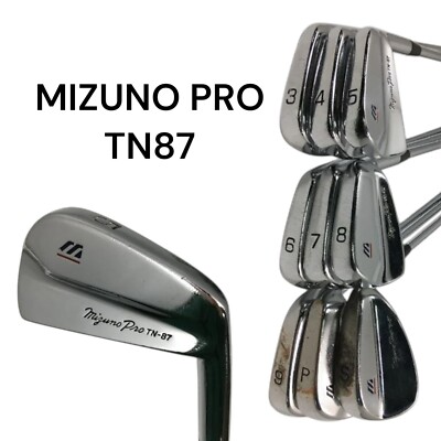 Mizuno Pro TN-87 メンズアイアンセット 9本セット ゴルフクラブ Mizuno] TN-87 Iron Set 9pcs 3-4-5-6-7-8-9-PW-SW Shaft FM Flex 5.5