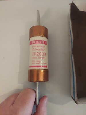 NEW Gould Shawmut TR200R Fuse 200amp 250 Volt Time Delay 