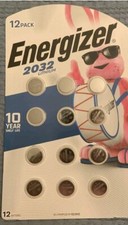 Energizer 2032 3V Lithium Coin Batteries 12 Pack 03/2032