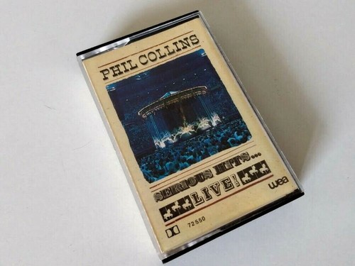 Phil Collins Serious Hits Live Cassette Tape Argentina Pressing NM Condi Genesis