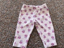 Carter's Girls Purple Flower Patterned Leggings 3M