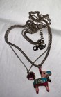 Betsey Johnson piñata pendant NECKLACE