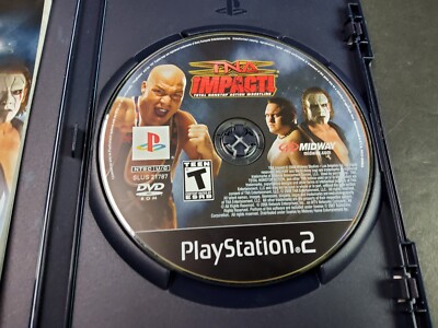 Video Juego Tna Impact Wrestling Para Ps2 (de Uso ) - Negro