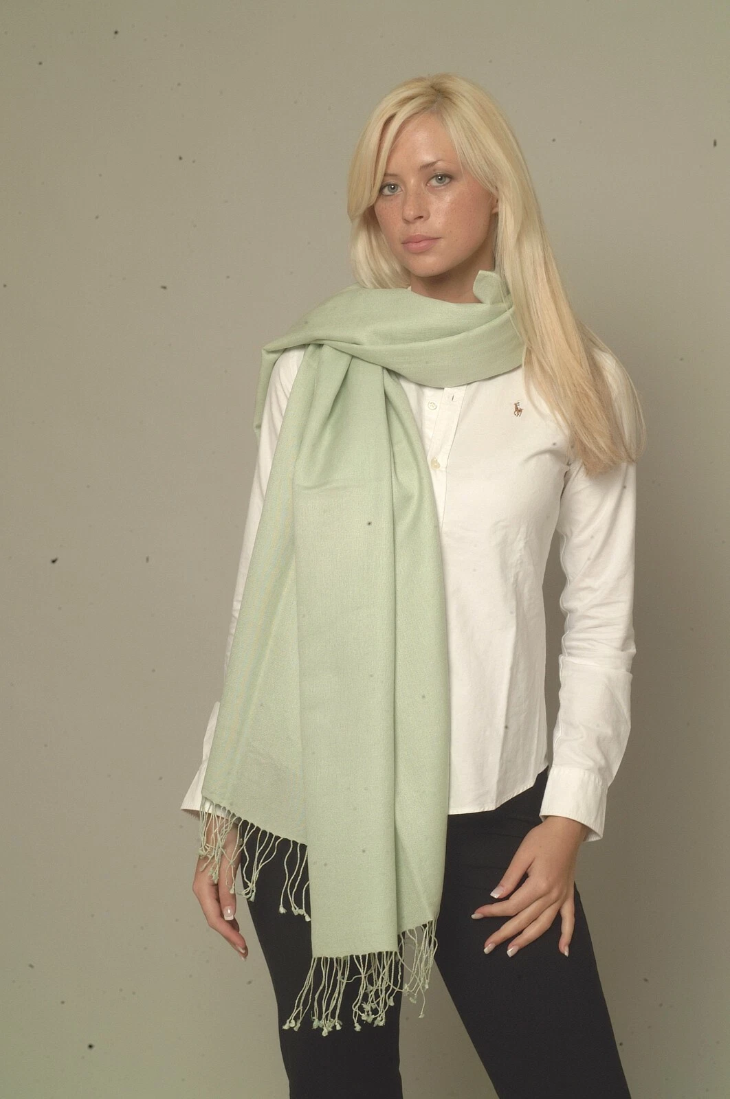 Scarf/Scarves/Shawl/Shawls/Pashmina Shawl/Cashmere Scarf/Wrap/Stole/Cape-Celadon