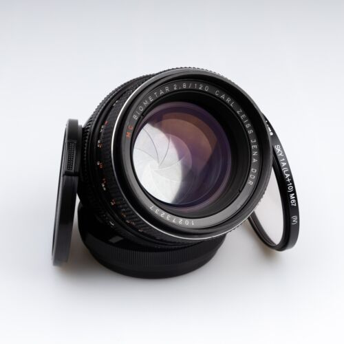 *SERVICED* Carl Zeiss MC Biometar 2.8 120mm Jena Pentacon Six TL Objektivkappen SAUBER - Bild 4 von 16