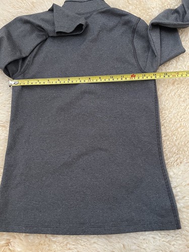 Rei Coop Unisex Grey Long Sleeve Half Zip Pullover Athletic Top Size Youth 10/12 - Picture 11 of 11