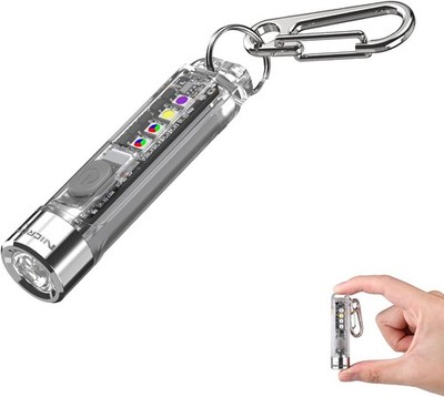 NICRON K11 Rechargeable Keychain Flashlight Lightweight,400 Hight Lumen with Ext