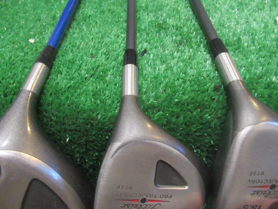 TITLEIST 975 WOOD SET 7.5* DRIVER 3 & 5 WOOD SET GOLF CLUBS STIFF GRAPHITE RH - Image 4 of 4