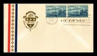US COVER DETROIT 250TH BIRTHDAY FESTIVAL FIRST DAY ISSUE SCOTT 1000 PAIR