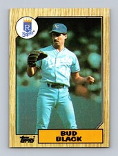 Bud Black Kansas City Royals #669 1987 Topps Baseball
