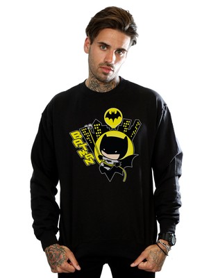 DC Comics Herren Chibi Batman Swinging Sweatshirt