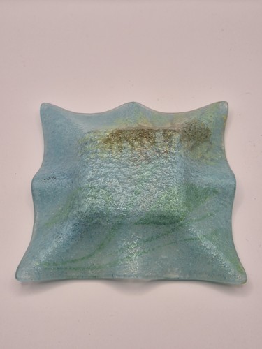 Murano Glass sunflower dish. 14cm , excellent condition, RARE - Picture 3 of 5