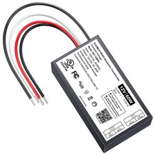 12V Dimmable LED Driver, 60W Triac ELV/MLV LED Transformer Compatible with Lu...