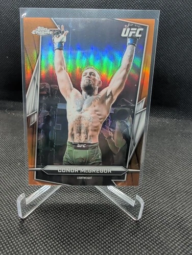 2026 Topps Chrome UFC #5 Conor McGregor True Orange Refractor #23/25