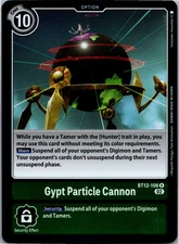 Gypt Particle Cannon Rare Across Time BT12-106 R NM Foil