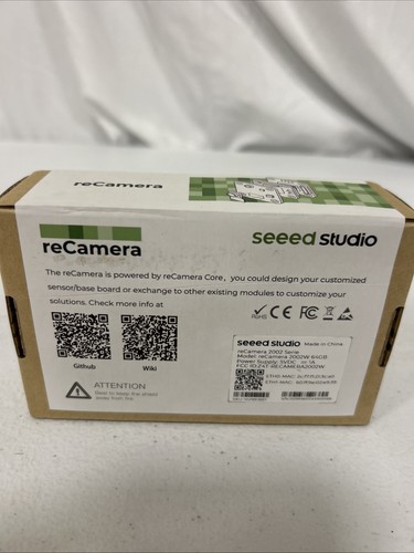 Seeed Studio reCamera 2002w 8GB, Cámara AI con 1TOPS, WLAN, Bluetooth, Ethernet - Imagen 2 de 2
