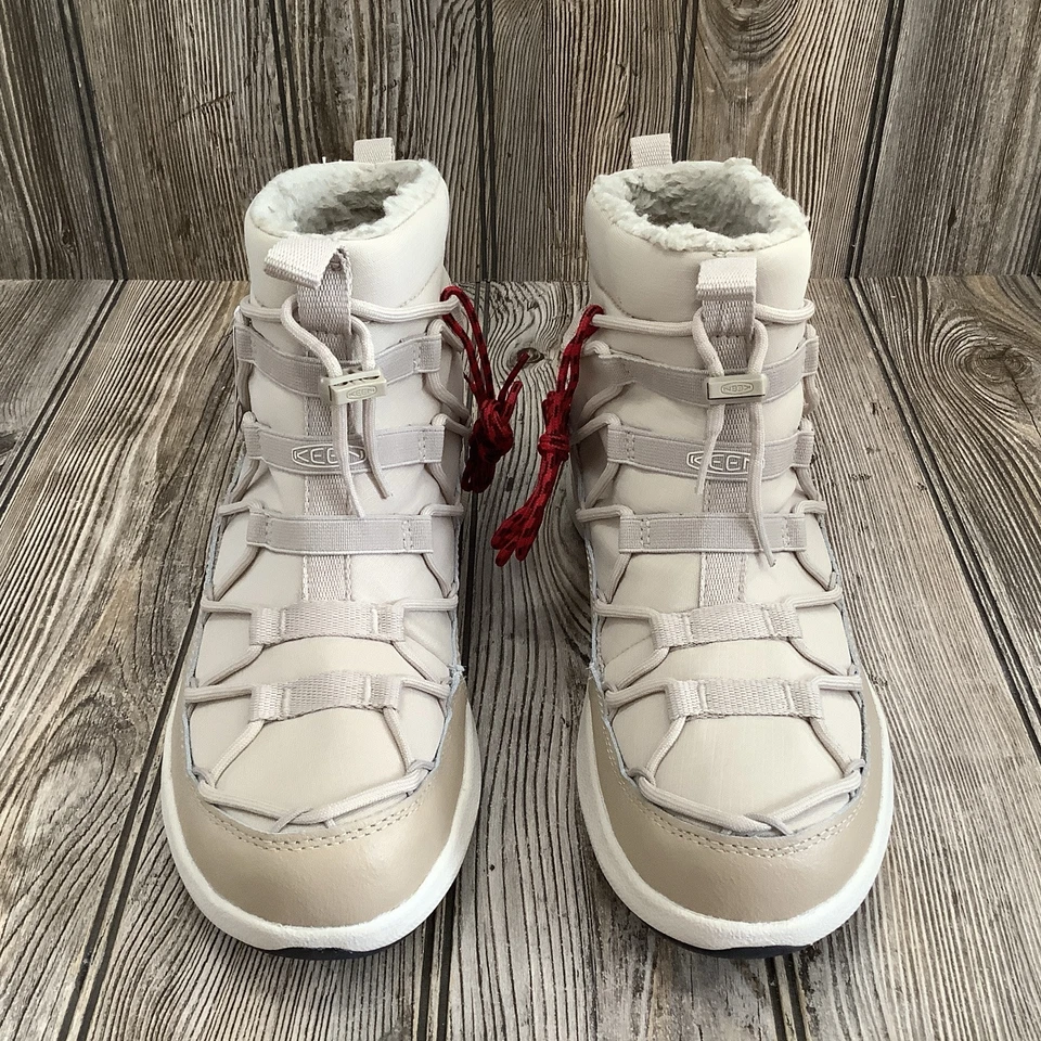 NOVAS Botas Femininas Keen Uneek Safari/Bétula Chukka All Weather Keen Dry Tamanho 8 - Imagem 4 de 4