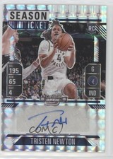2024-25 Panini Mosaic Rookie Variation Season Ticket Tristen Newton Auto 1b7p