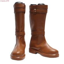 Anime Frieren: Beyond Journey's End Frieren Cosplay Costume Shoes PU Prop Boots