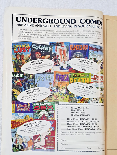 Vintage The Best of High Times Comix Vol IV Underground Comic Magazine 1980s Hum - Picture 3 of 10