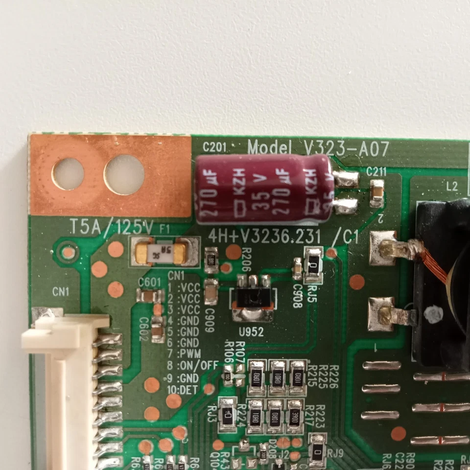 SCHEDA INVERTER LED DRIVE V323-A07 PER TV SHARP LC-32LE144E - LC-32LE244E - Immagine 4 di 4