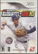 Major League Baseball 2K10 Nintendo Wii 2010 Video Game Complete with manual.