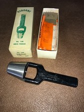 Vintage C.S. Osborne No 149 Arch Punch 7/8 in. Hole Cutter Made In USA