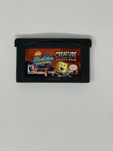 Game Boy Advance - Spongebob Squarepants Creature From The Krusty Krab Nintendo
