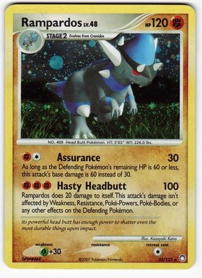 Rampardos HOLO BLEED (Cosmos Holo) 33/123 PR LP Pokemon