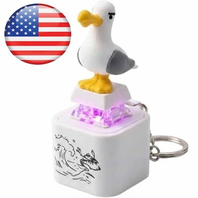 Seagull Mine Keychain, Seagull Mine Button Keychain New！