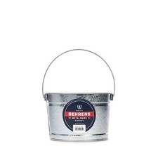 Behrens B325 Paint Pail, 2.5 qt Capacity, Steel, Galvanized