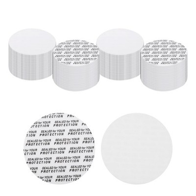 46mm / 1.81'' Foam Lid Liner, 200 Pcs Adhesive Round PS Pressure Sensitive Sea...
