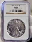 1993 US Silver Eagle $1 NGC MS69