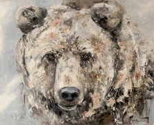 Original Bear Oil Painting