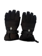 Spyder Men’s Mountain Black Water-Resistant Breathable Tech Touch Ski Gloves - L